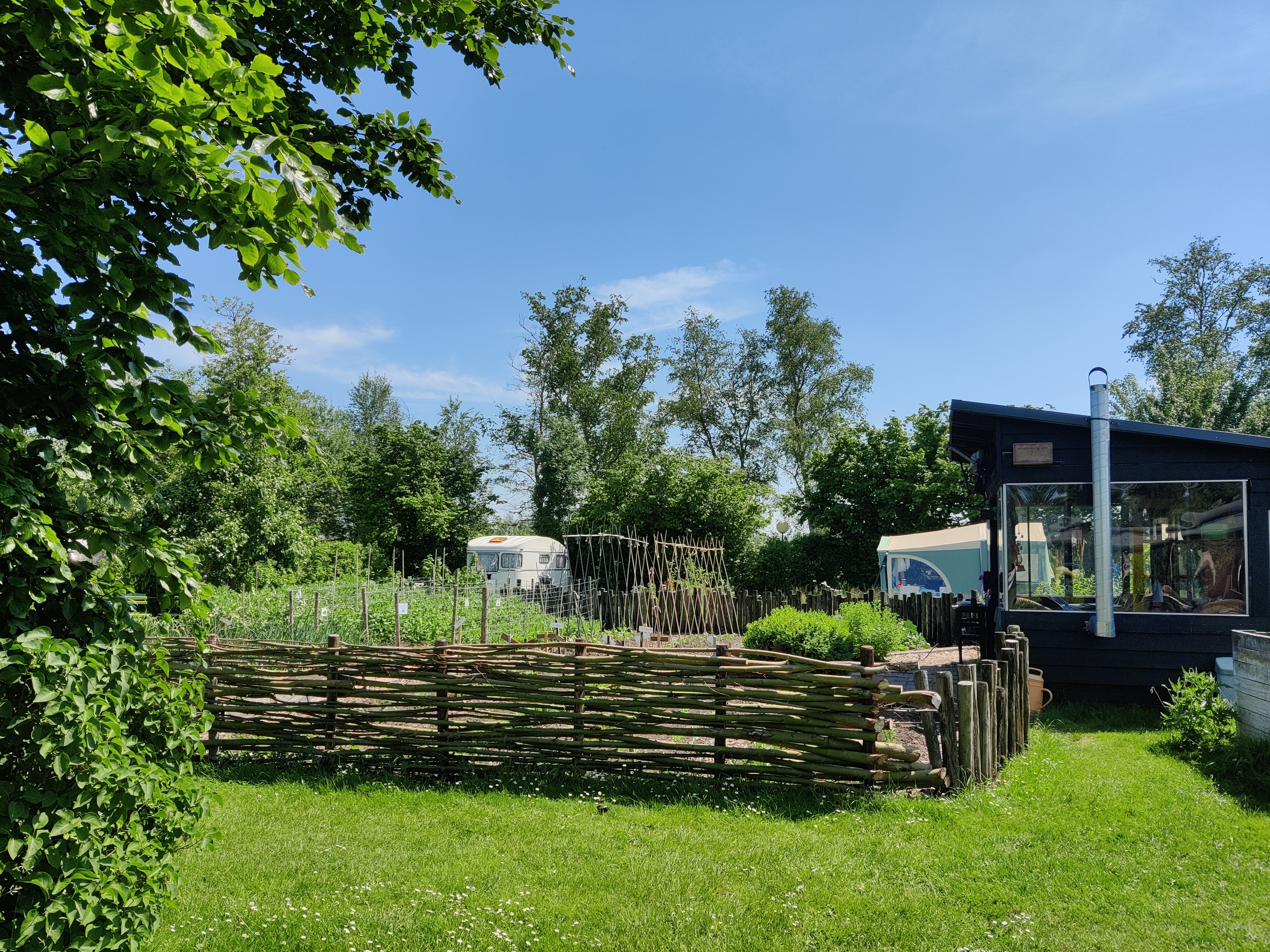 Toeristische kampeerplaats Scherpenzeel (Friesland)